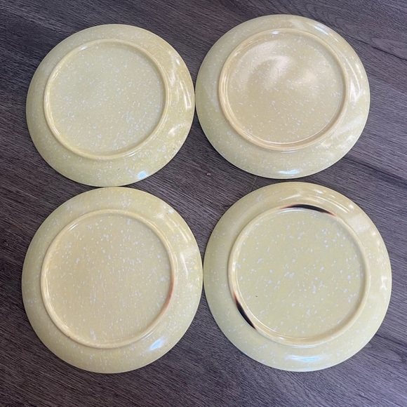 Yellow Speckled Dinner Plate - Picture 2 of 2